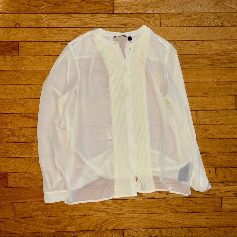 Women’s Mexx Sheer Pleated Blouse